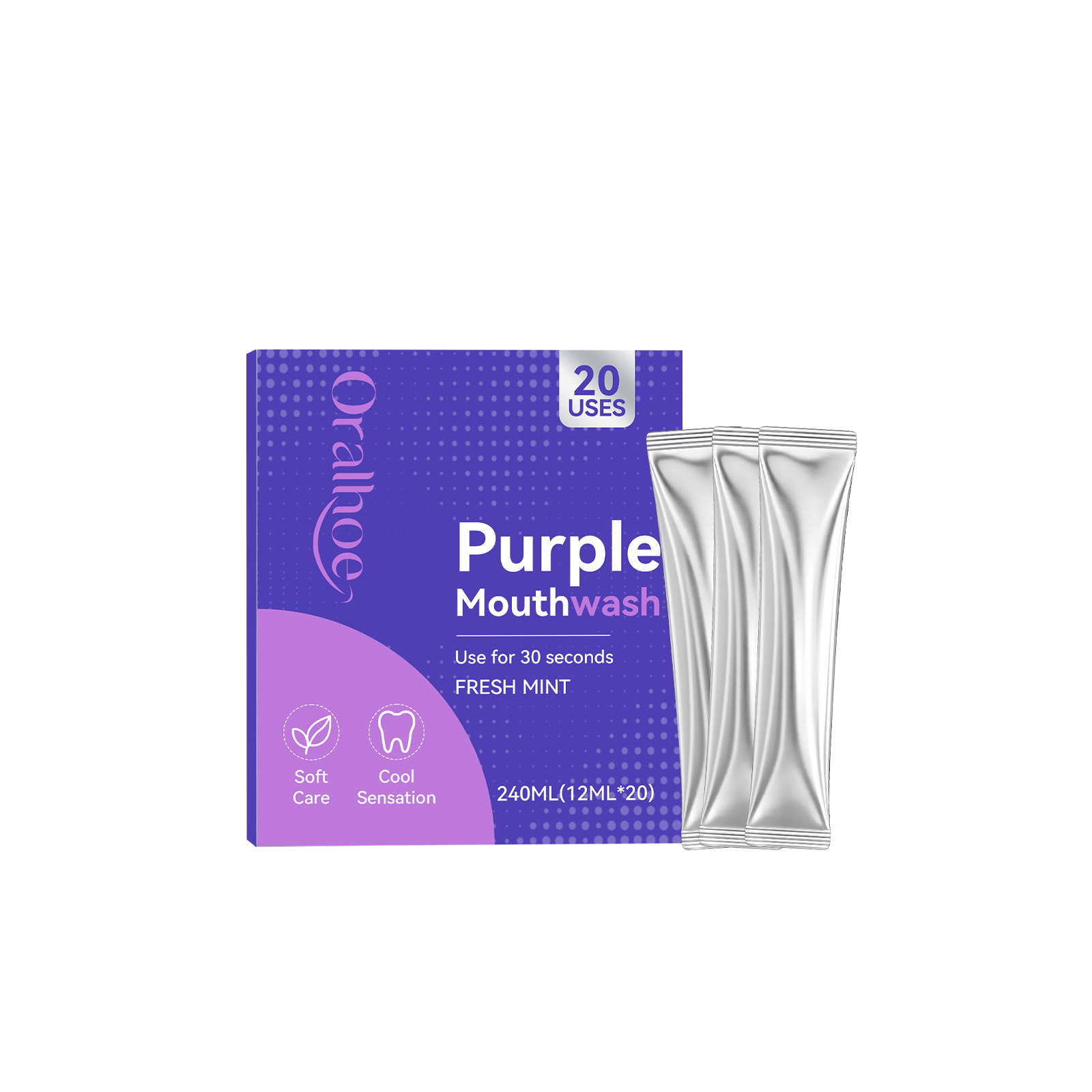 20pcs Purple Mouthwash Teeth W - Teeth Whitening Mouthwash recension och pris